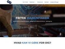 Tablet Screenshot of fritek.dk